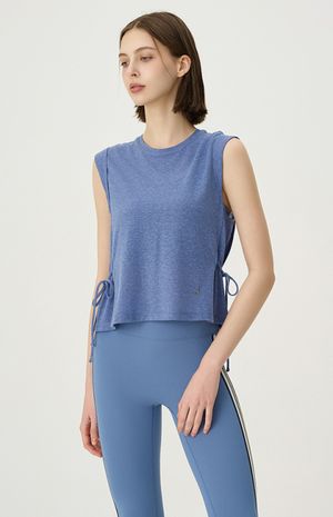 린넨슬럽 사이드스트링 슬리브리스 HTWTE5J03T