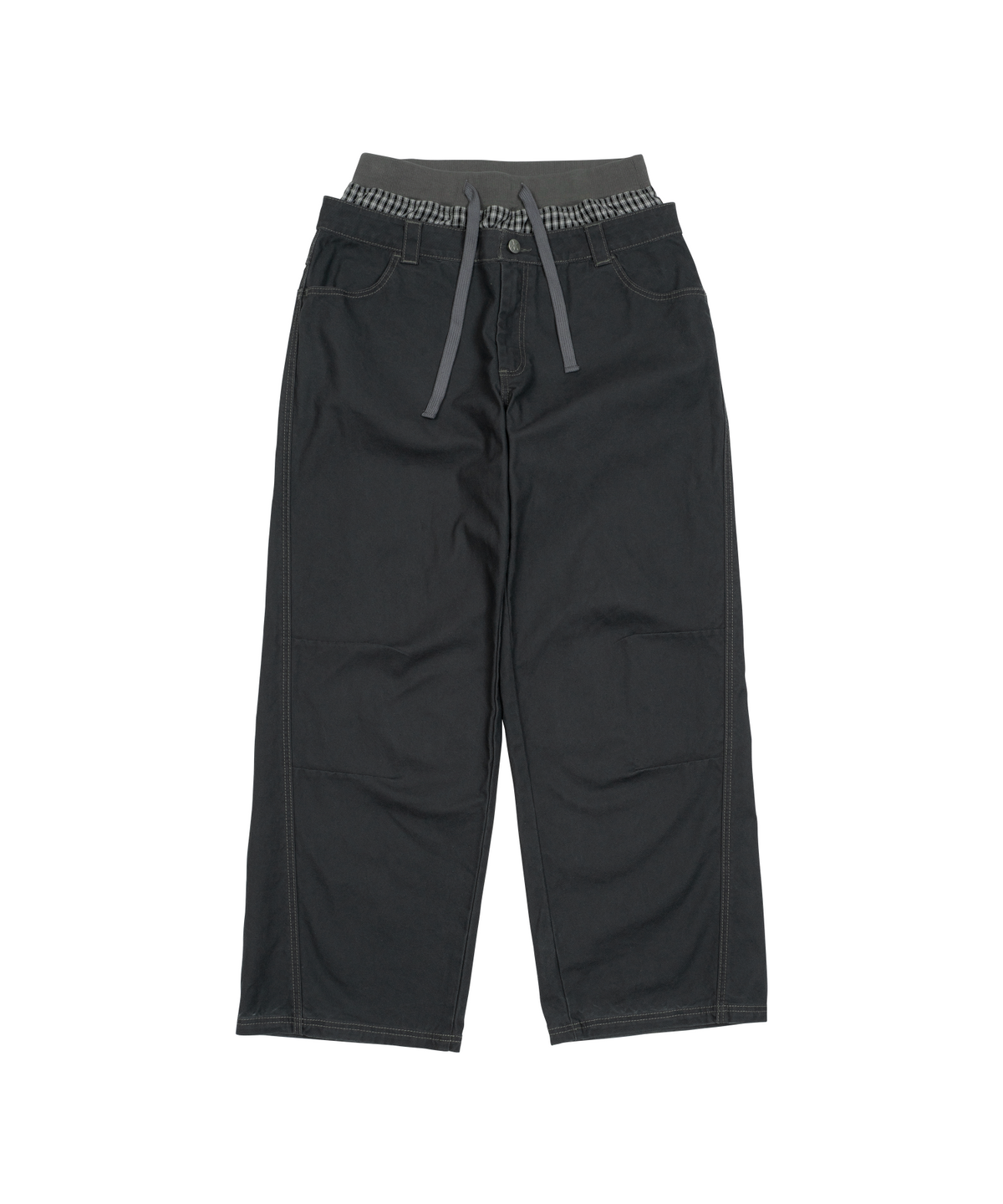 더콜디스트모먼트(THE COLDEST MOMENT) TCM trunk layered pants (charcoal)