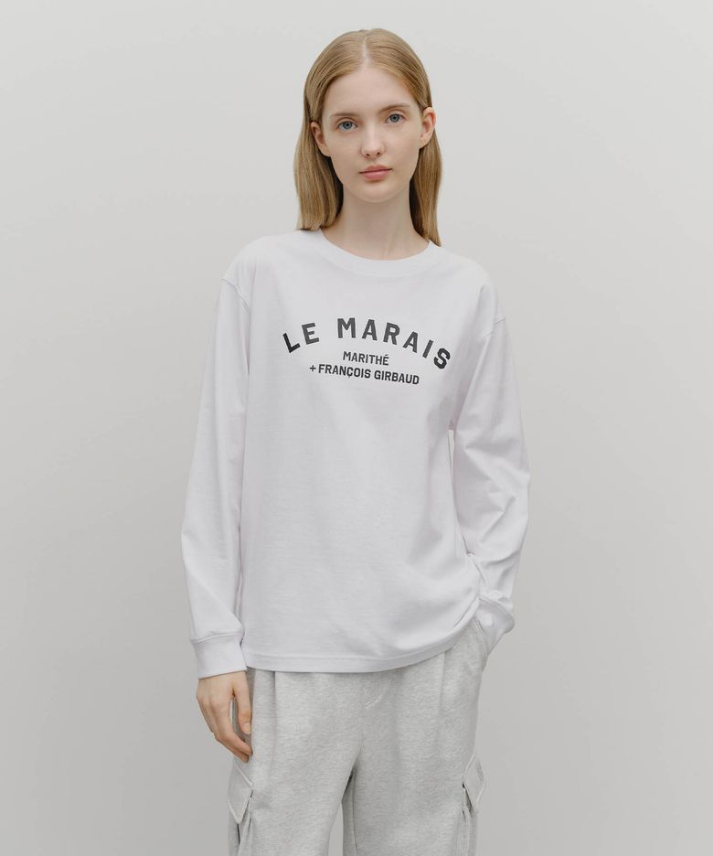 LE MARAIS LONG SLEEVE white