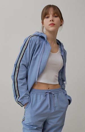 컬러 테잎 크롭 자켓 HTWJP3I08T