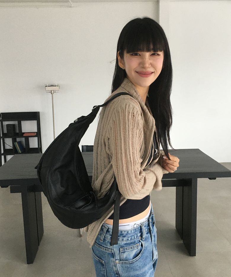 [왕밤빵 PICK] Voyager Bag (Small) / Black (Cow Leather)