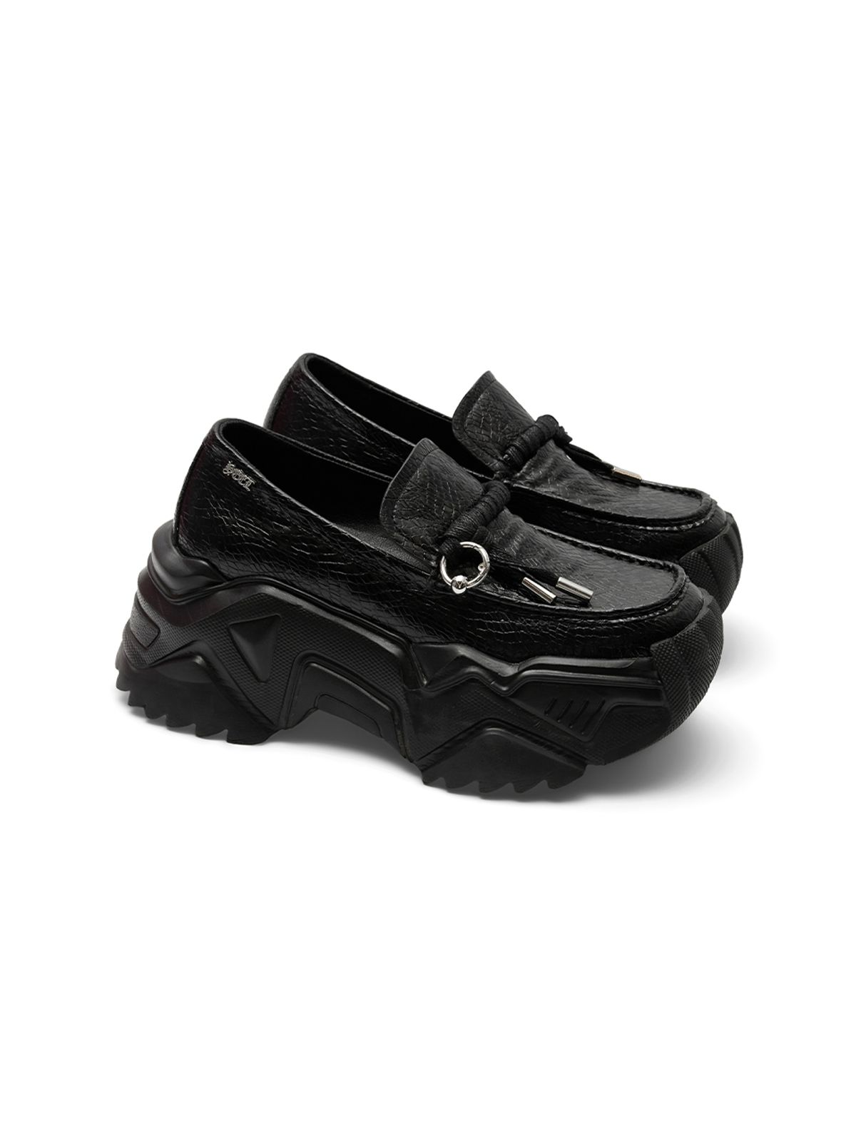 와이이이엘(YEEL) YEEL PLATFORM LOAFER BLACK