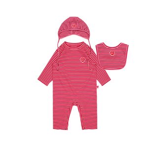 베이비스트라이프 긴팔점프수트빕보넷세트 BB5FBS12RE