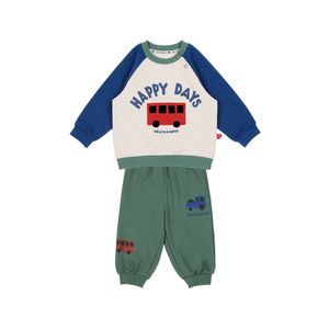 베이비버스컬러블럭 맨투맨조거상하복 BB5FST11GN