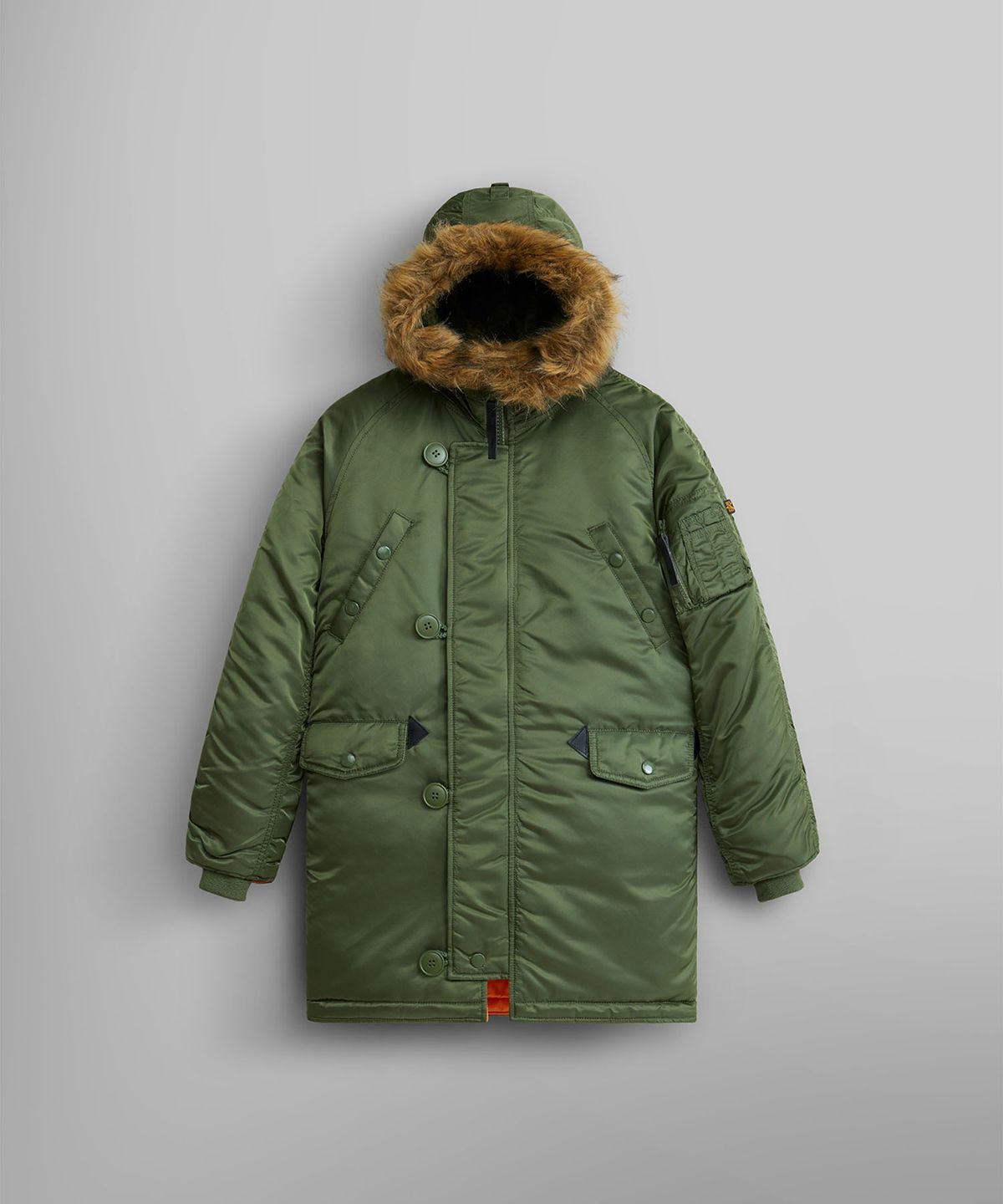 알파 인더스트리 키즈(ALPHA INDUSTRIES KIDS) 키즈 N-3B 파카 세이지