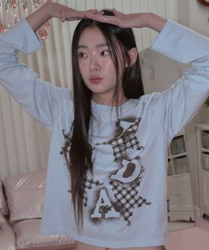 PRDA SPRAY BIG PATCH CHECK STAR LONG SLEEVE ANGEL FALLS