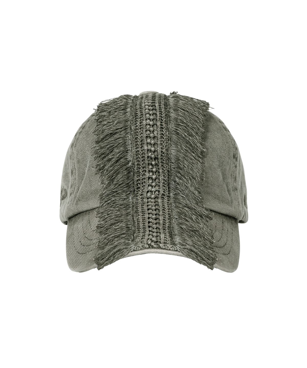 아조바이아조(AJOBYAJO) Lace Trimming Washed Cap [TEA GREEN]