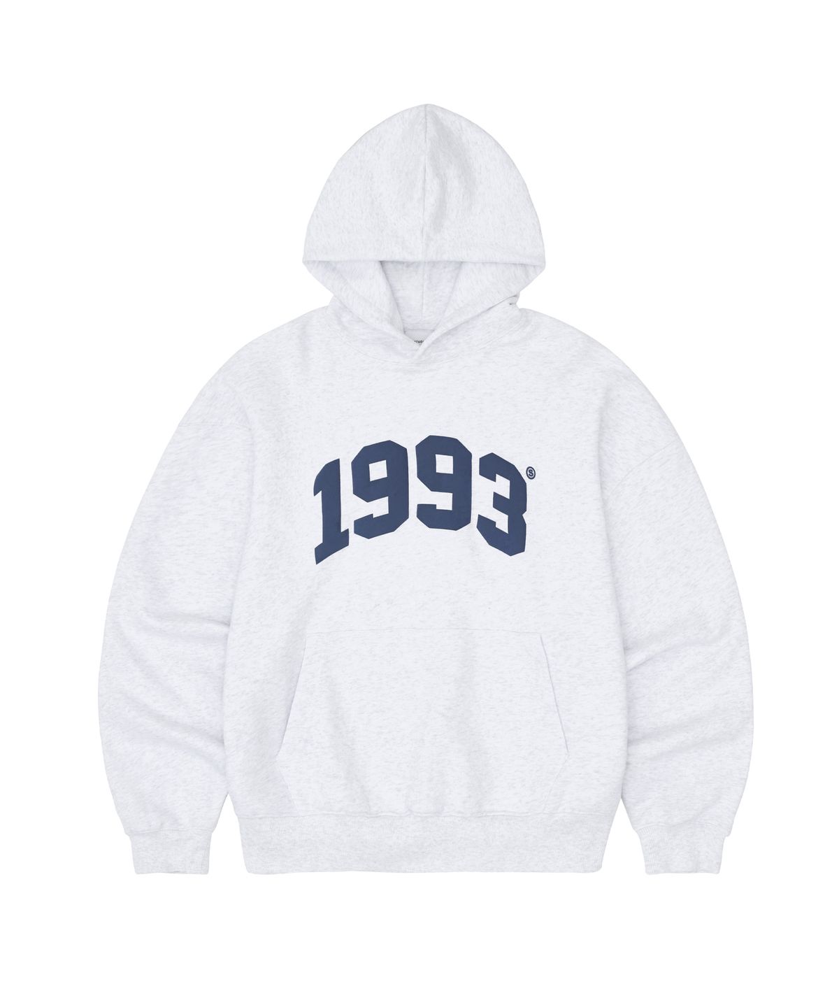 1993스튜디오(1993STUDIO) 1993 아치 로고 후드_라이트그레이