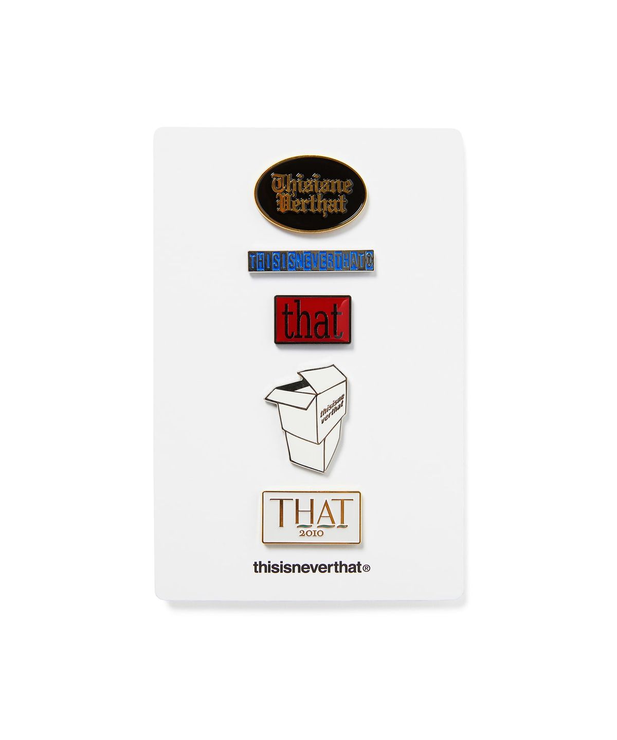 디스이즈네버댓(THISISNEVERTHAT) Pin Set Multi