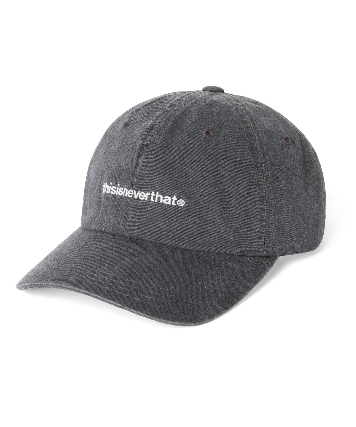 디스이즈네버댓(THISISNEVERTHAT) T-Logo Cap Washed Charcoal