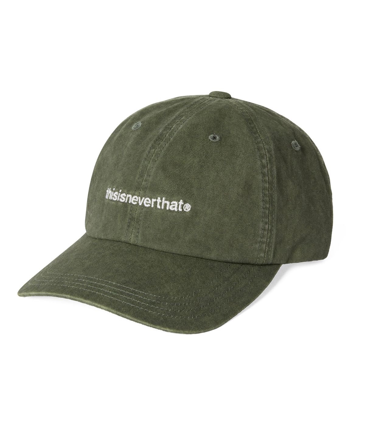 디스이즈네버댓(THISISNEVERTHAT) T-Logo Cap Washed Khaki