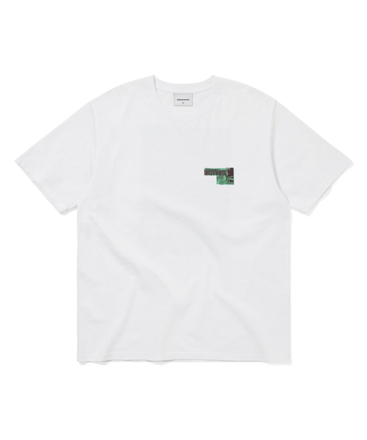 디스이즈네버댓(THISISNEVERTHAT) TSNVT Collage Tee White