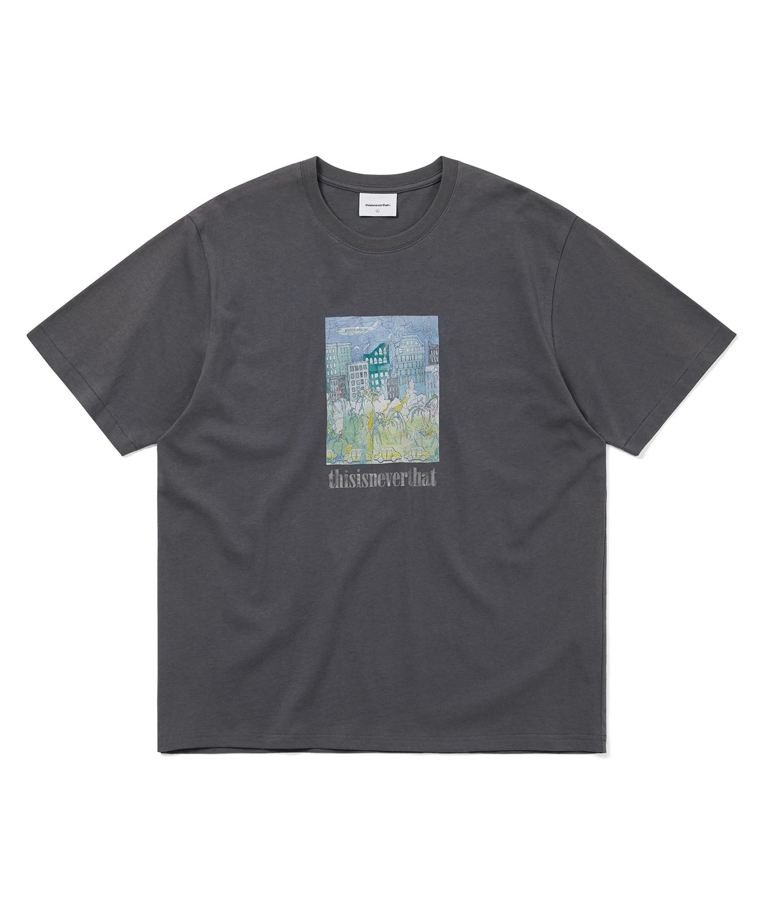 MUSINSA公式 | thisisneverthat City & Park Tee Dark Grey