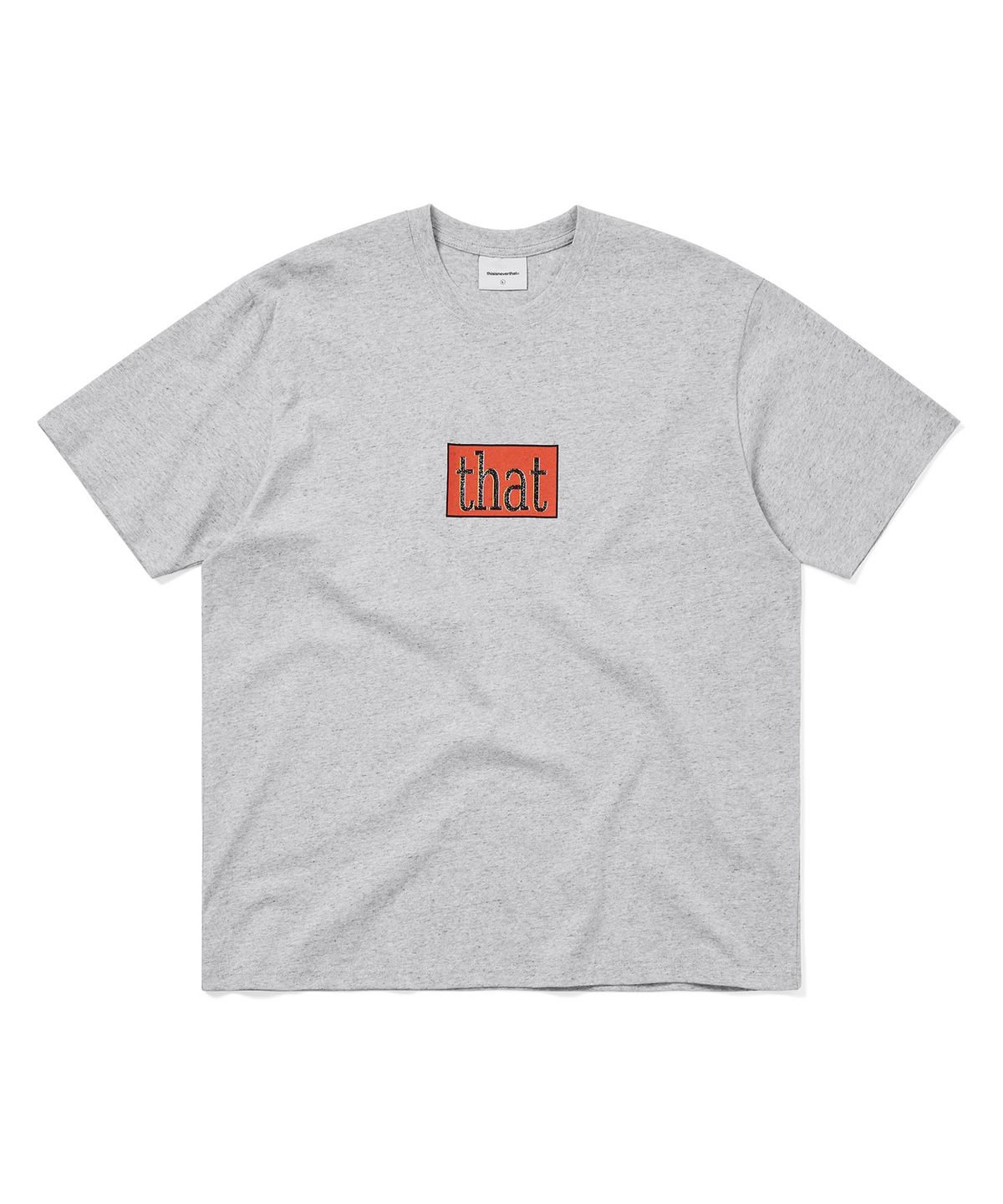 디스이즈네버댓(THISISNEVERTHAT) that Glitched Logo Tee Heather Grey