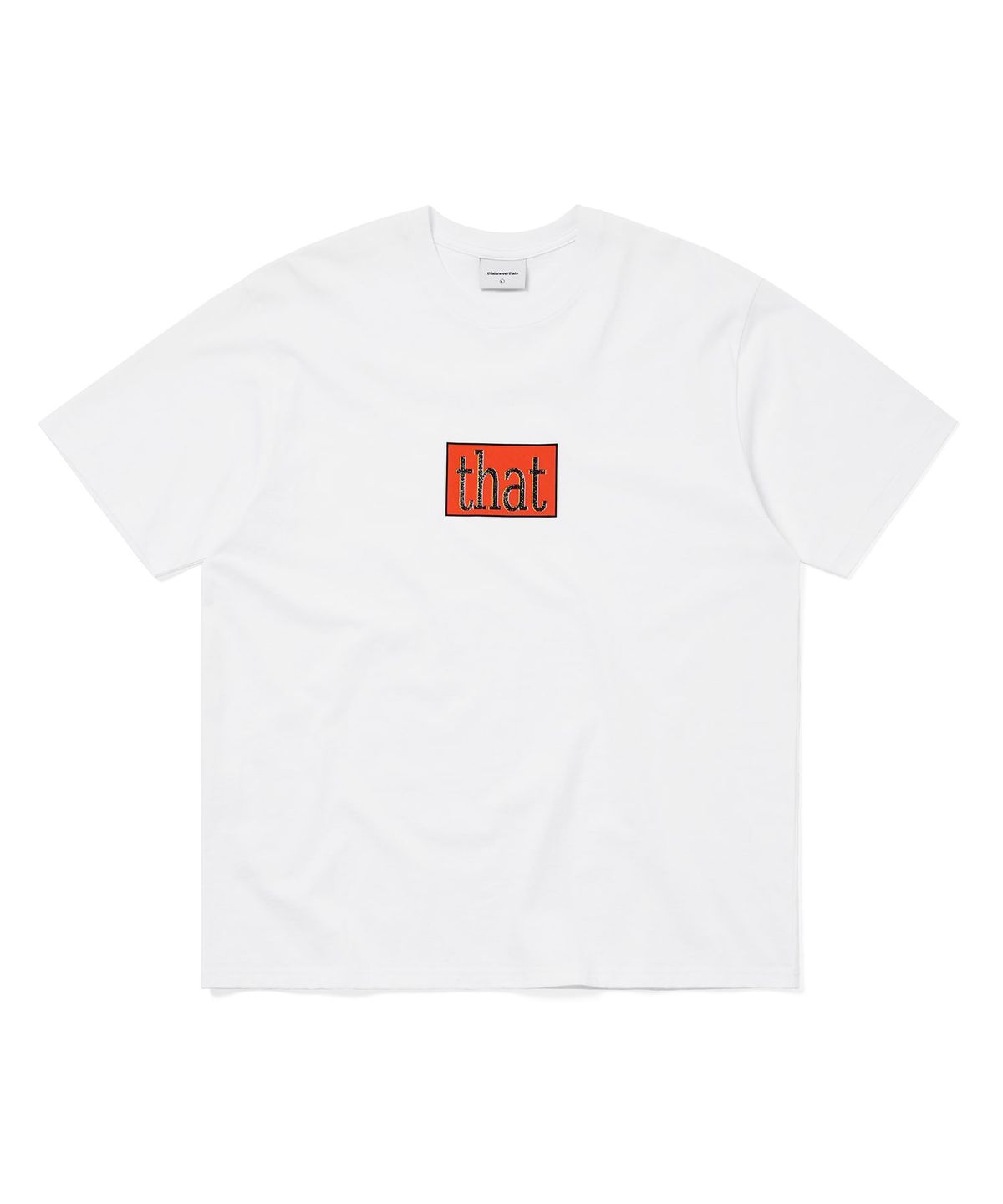디스이즈네버댓(THISISNEVERTHAT) that Glitched Logo Tee White