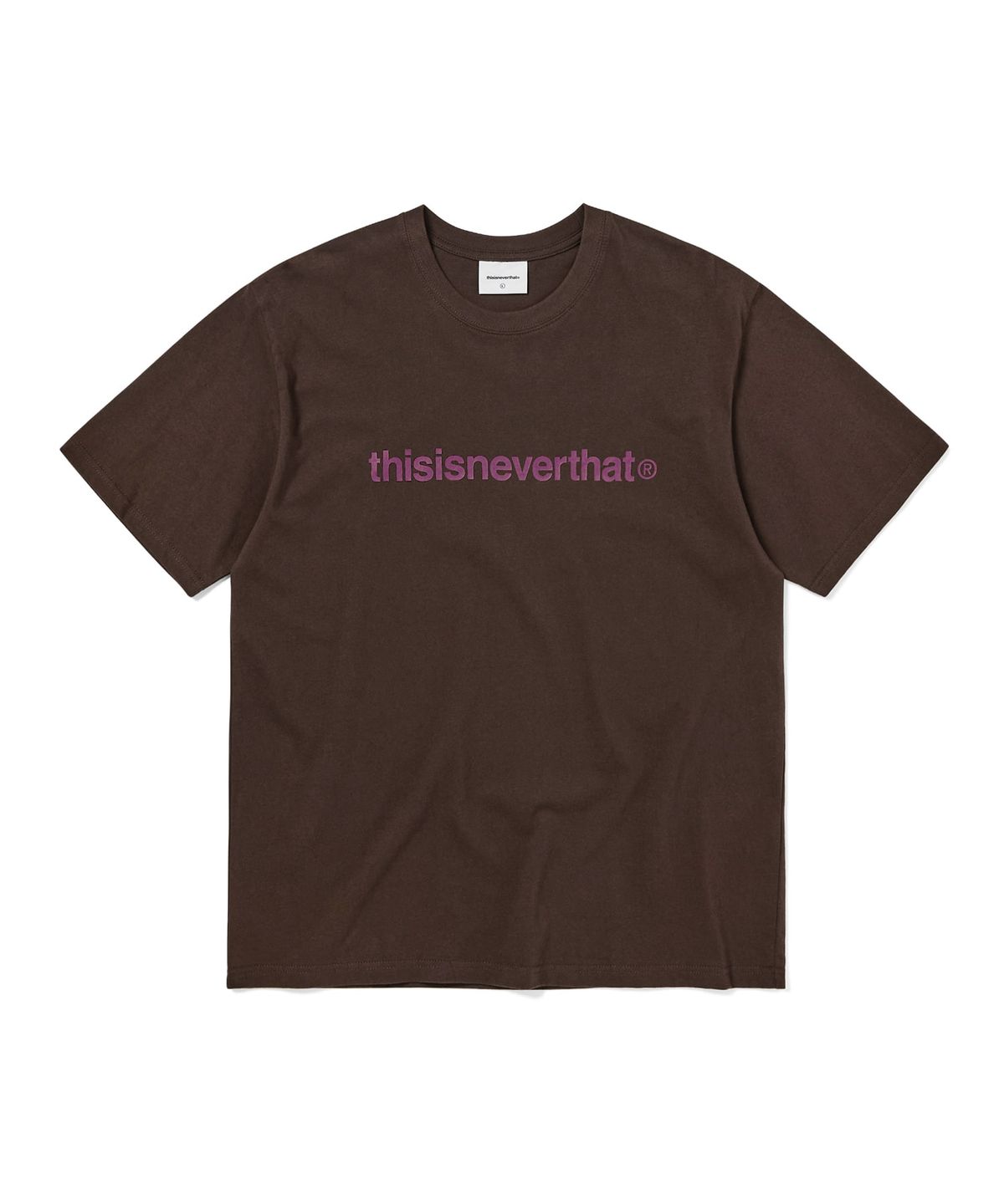 디스이즈네버댓(THISISNEVERTHAT) T-Logo Tee Dark Chocolate