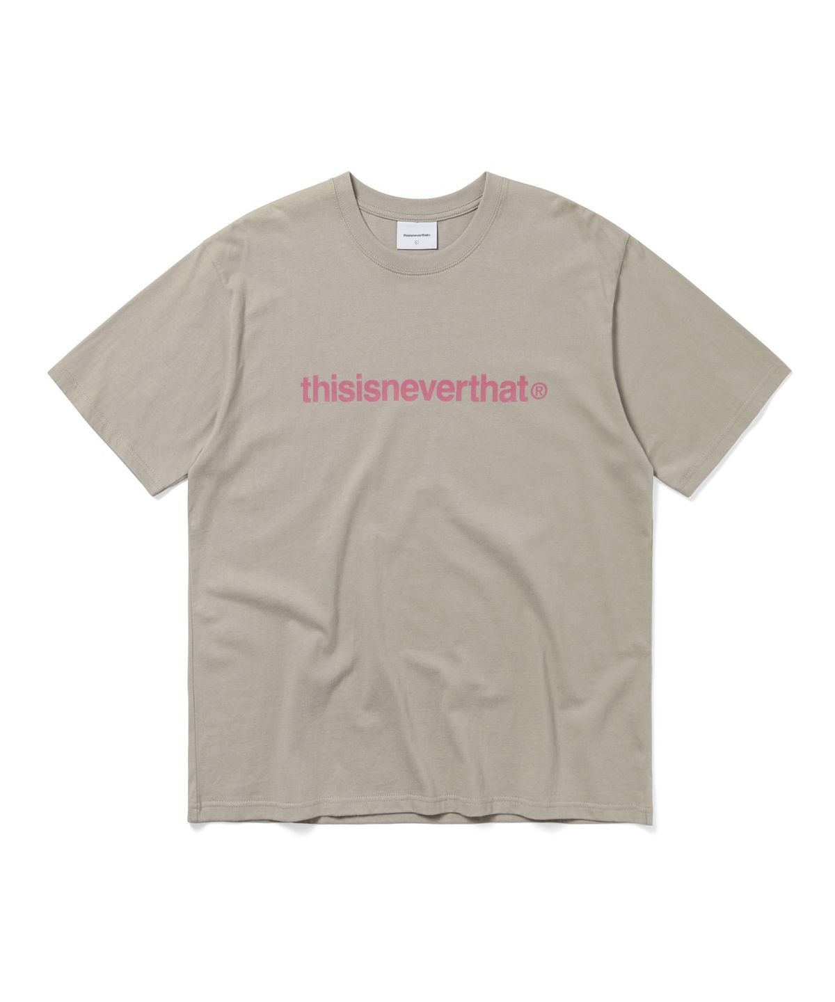 디스이즈네버댓(THISISNEVERTHAT) T-Logo Tee Deep Beige