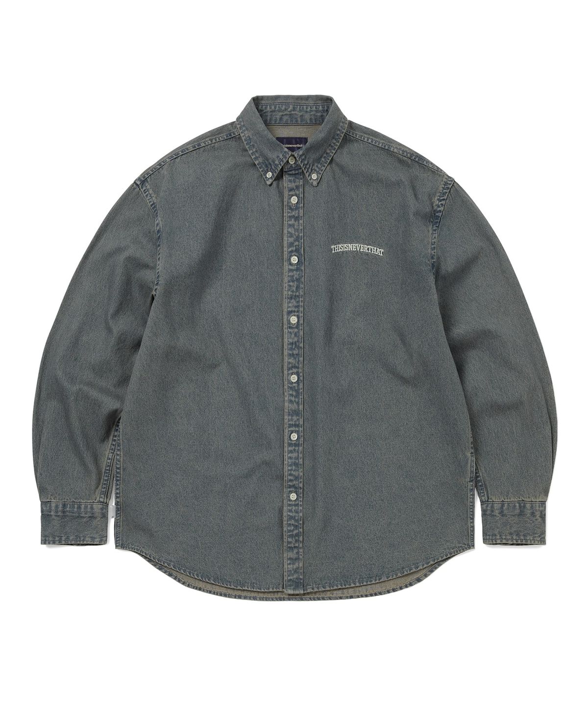 디스이즈네버댓(THISISNEVERTHAT) Washed Denim Shirt Navy