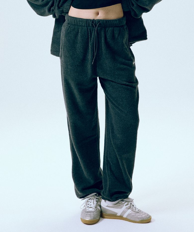 FLEECE EASY PANTS [CHARCOAL]