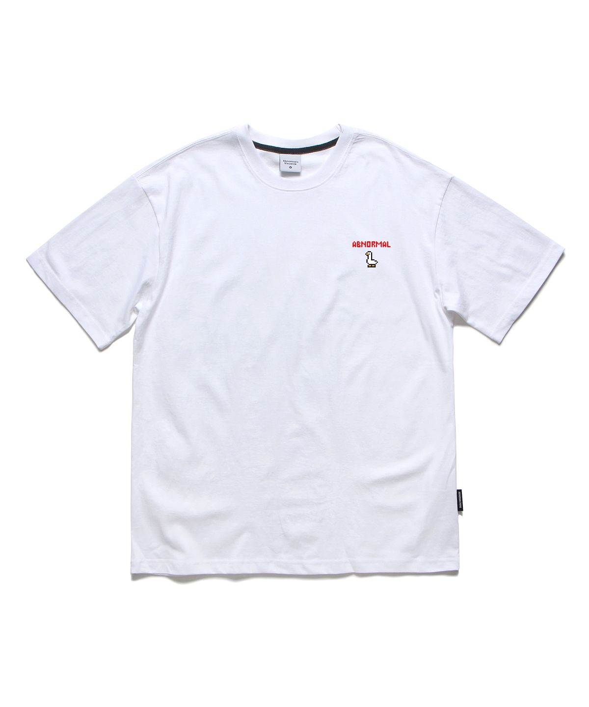 앱놀머씽(ABNORMALTHING) ANG2 오버핏 티셔츠 화이트 (ANG2 T-SHIRT WHITE)