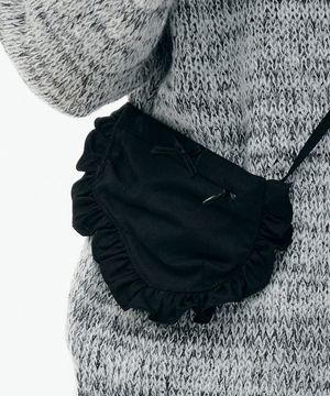 STRAPPY COIN BAG [BLACK]