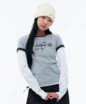 DRAWING LONG SLEEVES [WHITE]