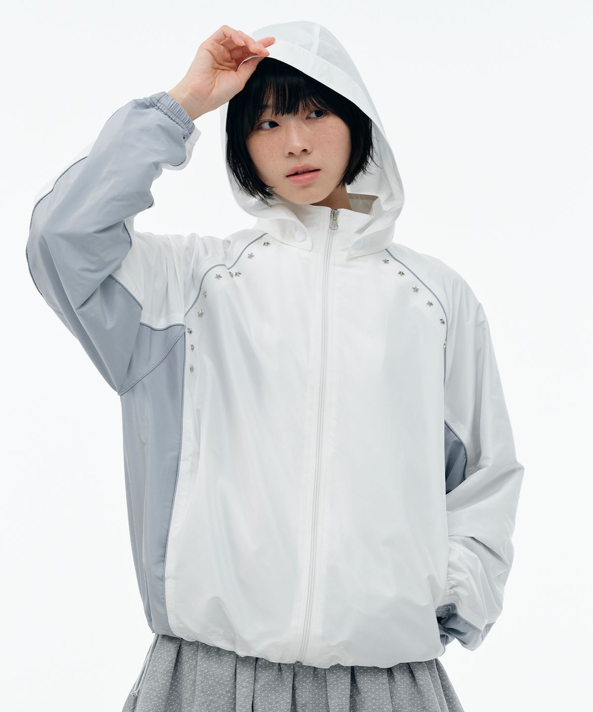 뚜오미오(TUOMIO) STAR TRACK JACKET [WHITE]