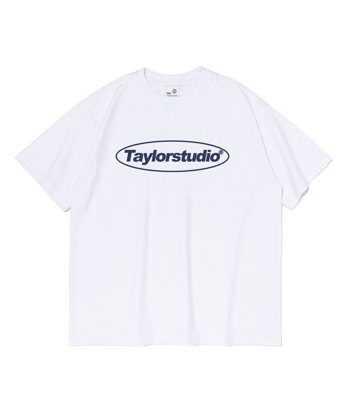 테일러 스튜디오(TAILOR STUDIO) CK 로고 반팔 티셔츠 (화이트)