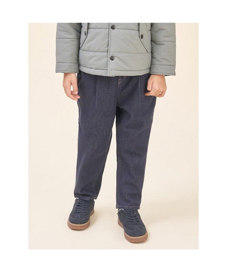 [DENIM] 로데님 배기핏 팬츠  네이비 (BI5821U01R) (BI5821U01R)