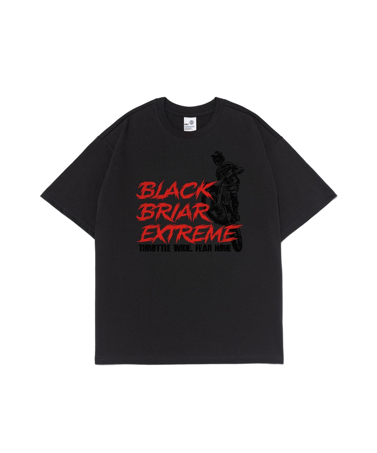 블랙브라이어(BLACK BRIAR) BB 바이크 라이딩 티셔츠 (차콜)
