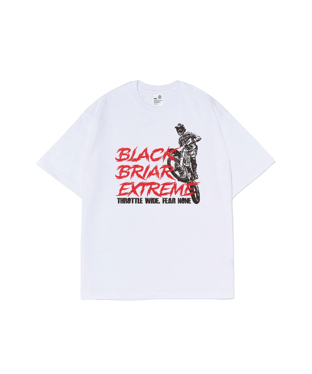 블랙브라이어(BLACK BRIAR) BB 바이크 라이딩 티셔츠 (화이트)