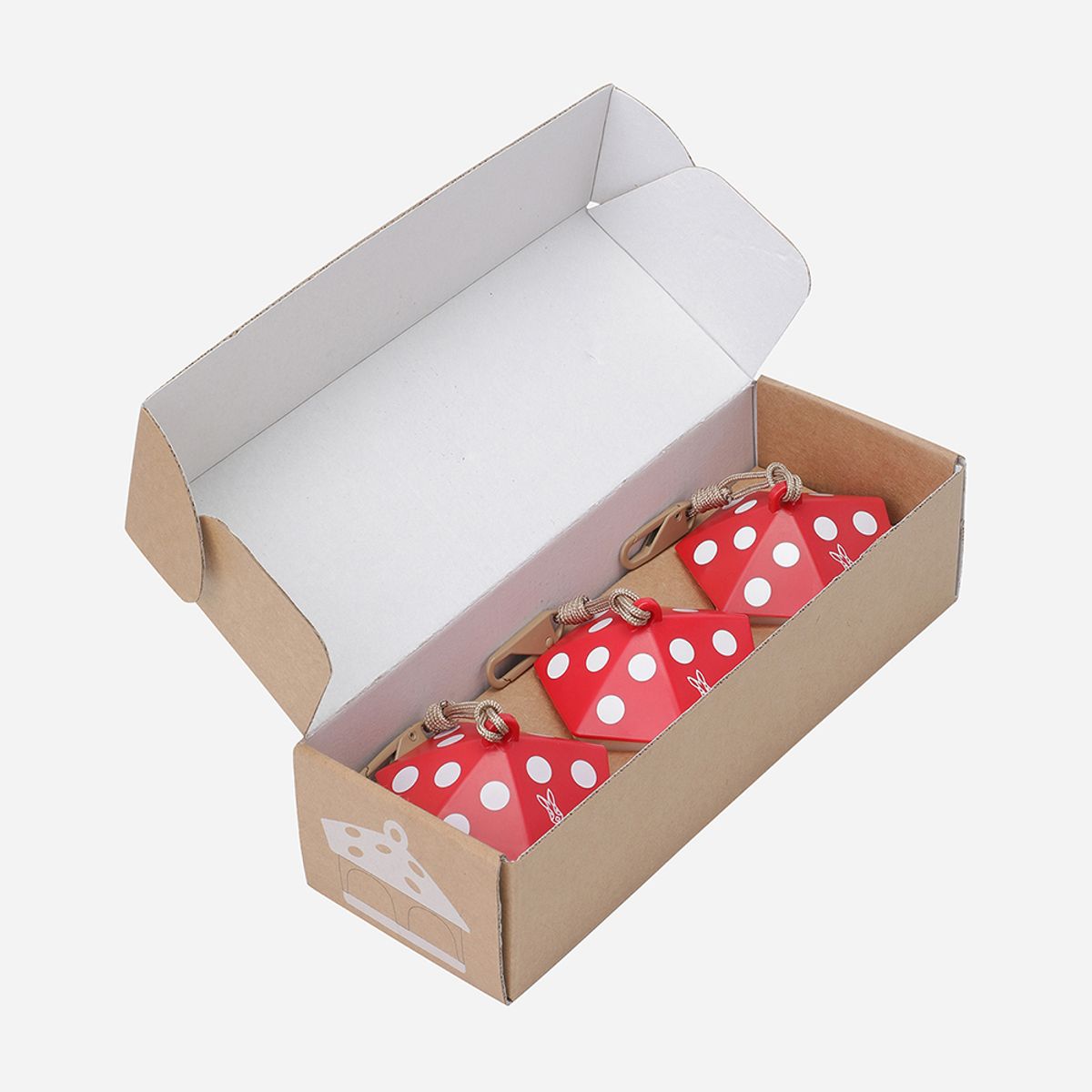 디오디(DOD) 키노코 미니 랜턴 3SET(RED)