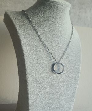 써지컬 스틸 반지 목걸이 각인 체인길이 맞춤선택