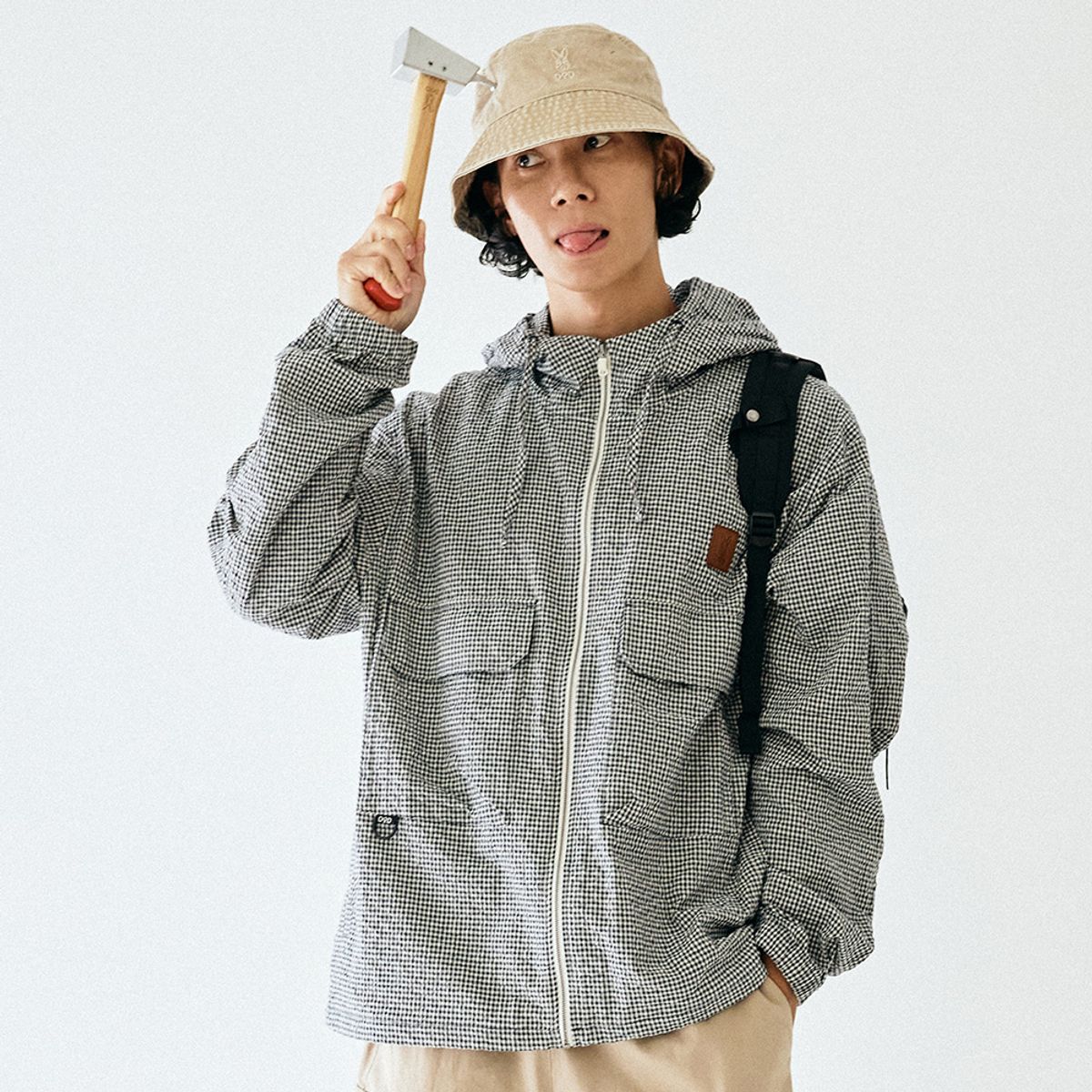 디오디(DOD) 올데이체크 후드(NAVY)