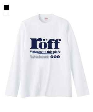 RÖFF TYPE PLAY LONGSLEEVE T-SHIRT (2color)