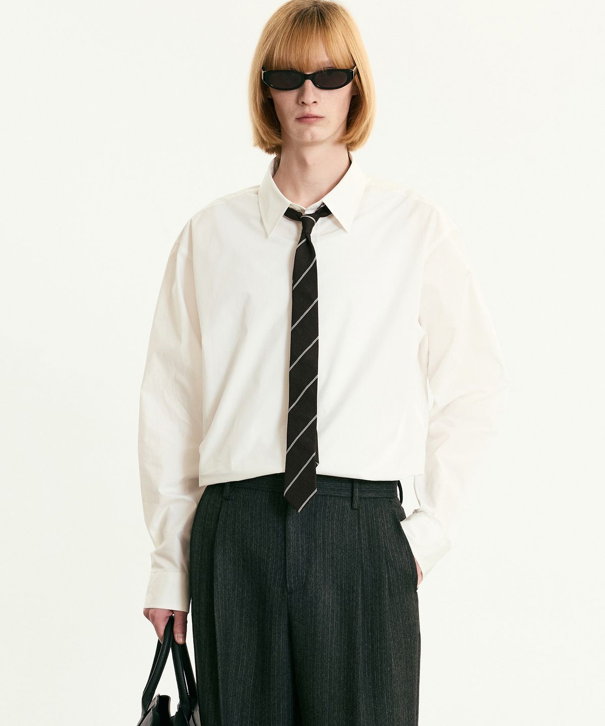 티엔지티(TNGT) Office Cotton Shirt (Off White) TNSH5F100OW