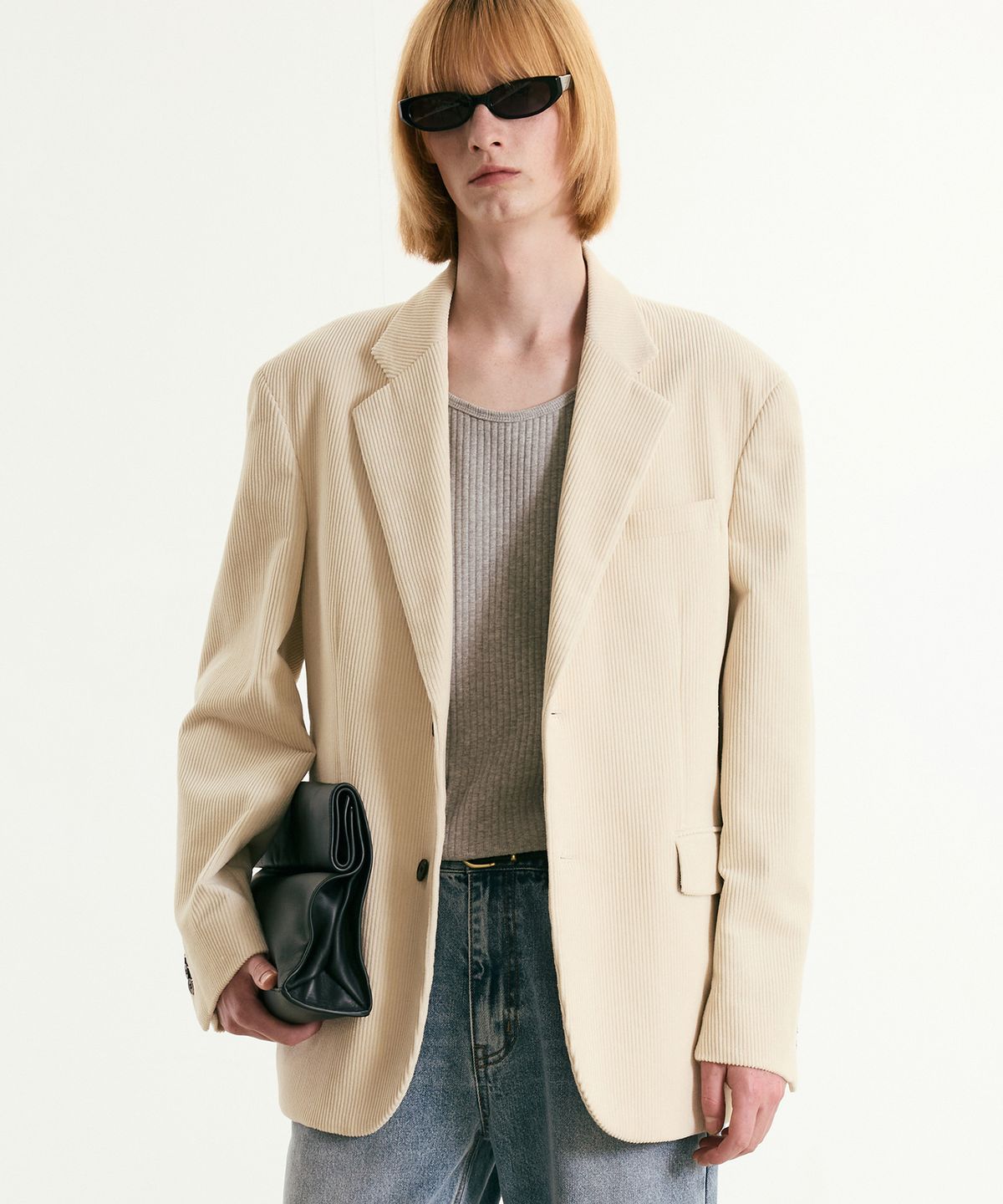 티엔지티(TNGT) Corduroy Jacket (Cream) TNJA5F104CR