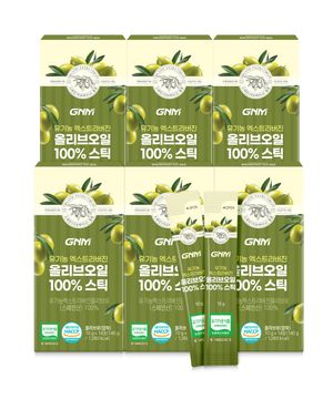 GNM 유기농 엑스트라버진 올리브오일 100% 스틱 14포 x 6박스(총 84포) / 스페인산 단일품종 올리브유