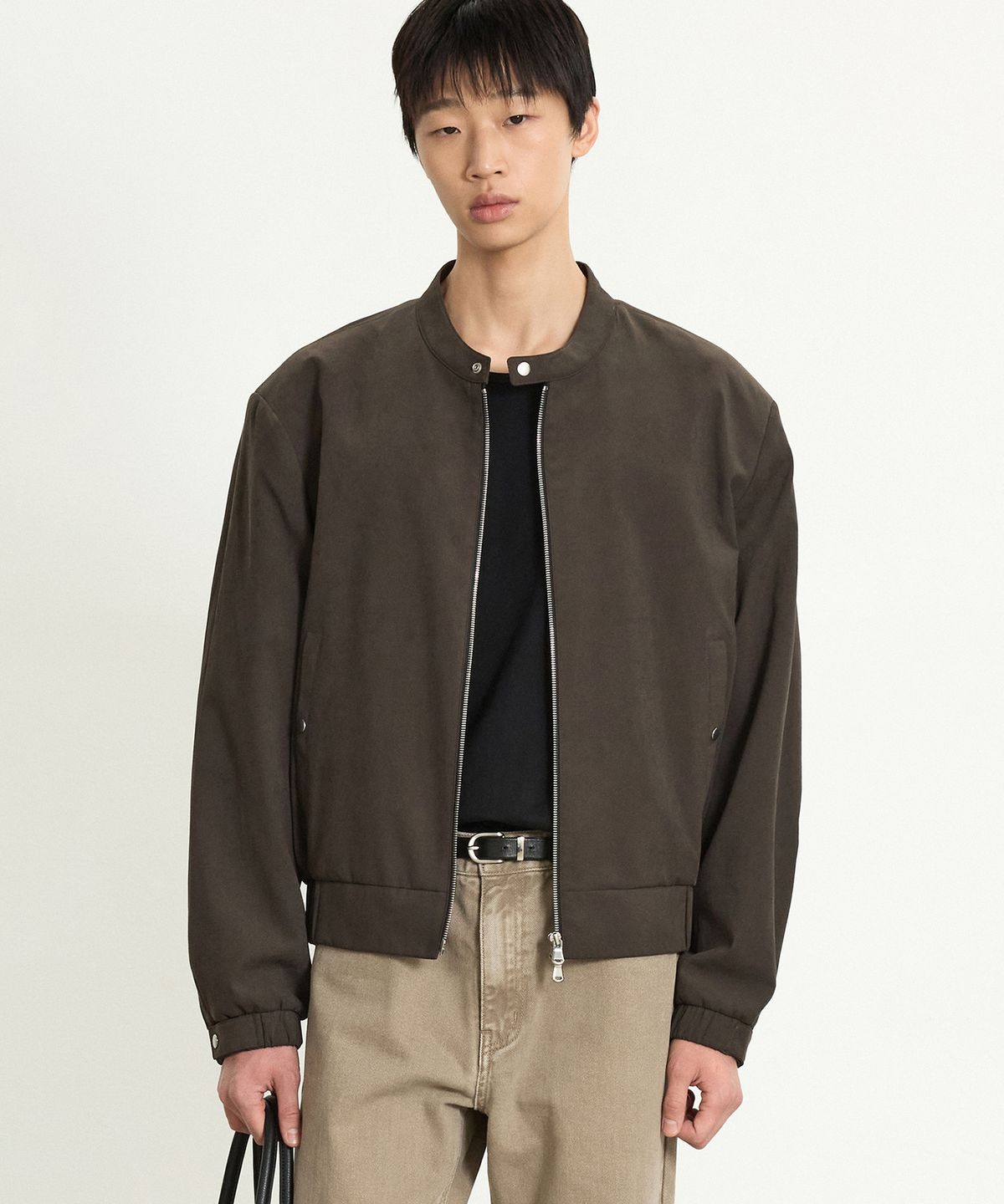 티엔지티(TNGT) Vintage Short Jumper (Khaki) TNJU5F104K2