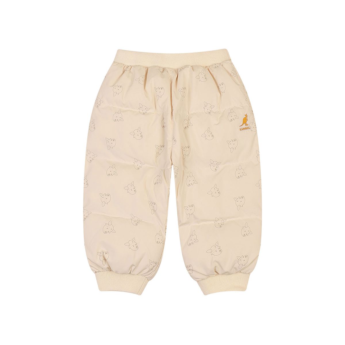캉골키즈(KANGOL KIDS) [베이비] 루 패턴 웰론 팬츠 RD 0962 버터