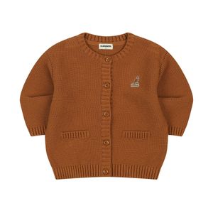 [베이비] 코튼 니트 가디건 RC 0970 카멜
