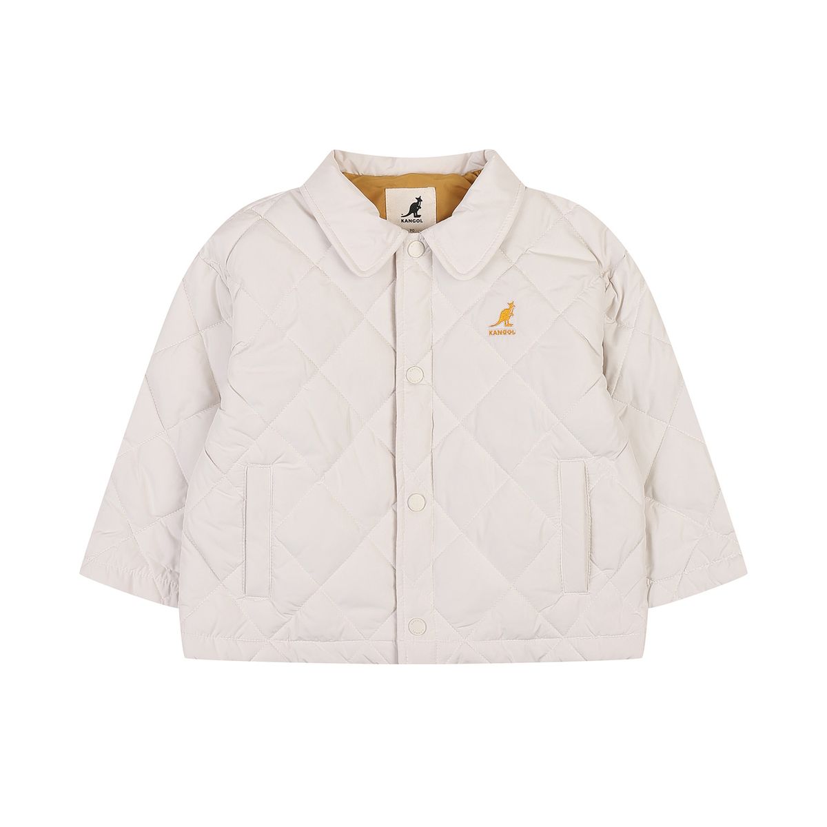 캉골키즈(KANGOL KIDS) [베이비] 카라 웰론 라이트 점퍼 RD 0960 아이보리