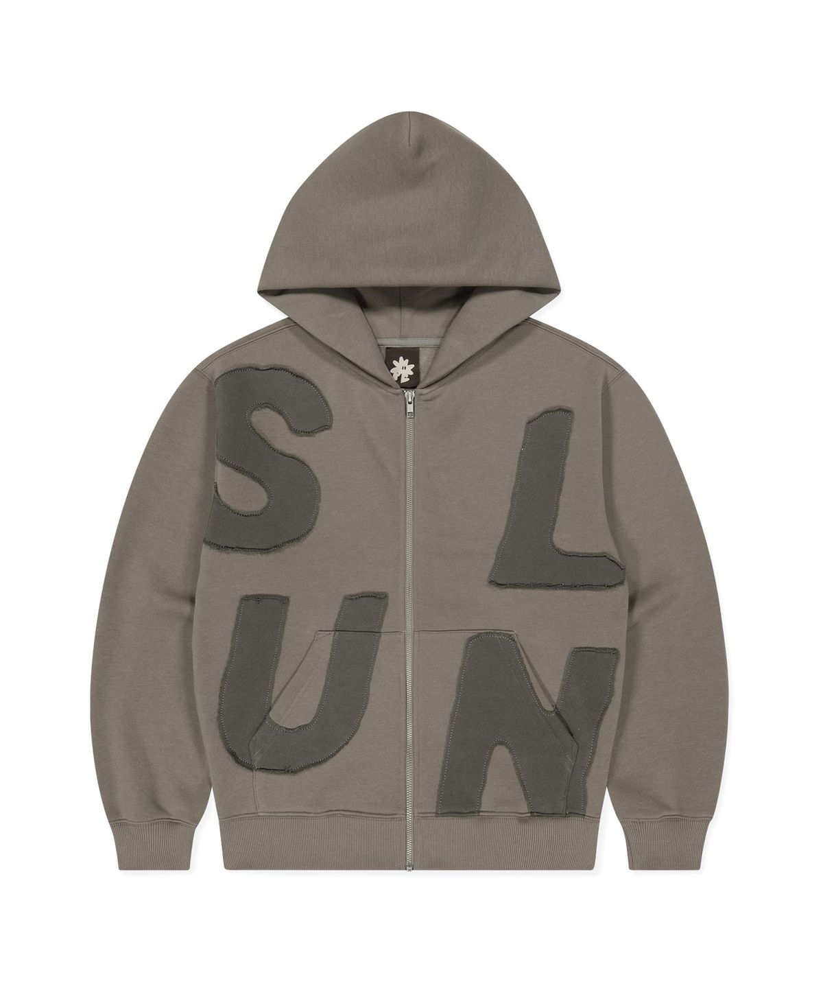 썬러브투어(SUNLOVETOUR) Capital Brushed Zip Up Hoodie Taupe