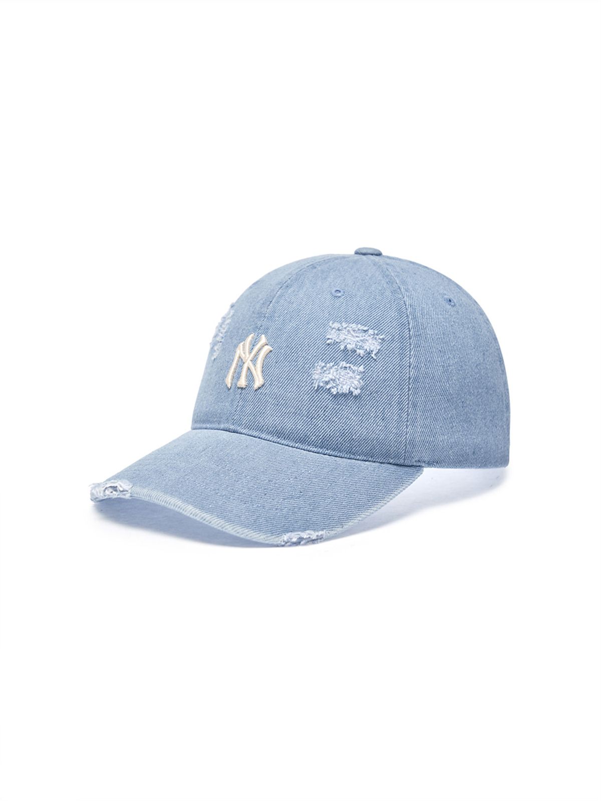 엠엘비 키즈(MLB KIDS) 피그먼트 데미지 워싱 볼캡 NY (L.Blue)
