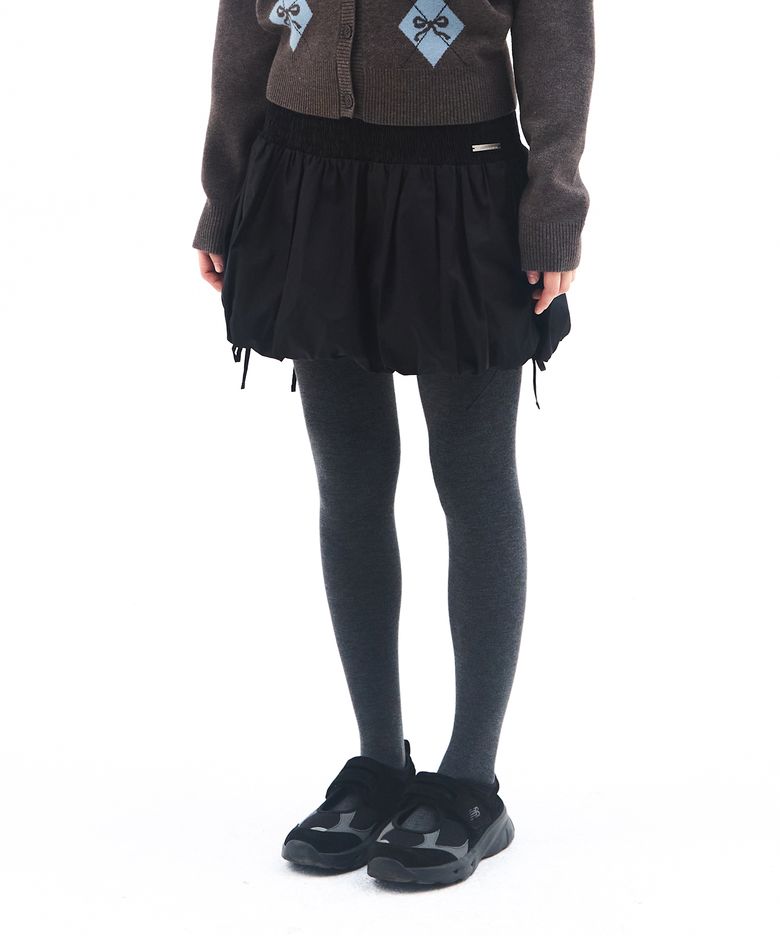 PUMPKIN MINI SKIRT BLACK