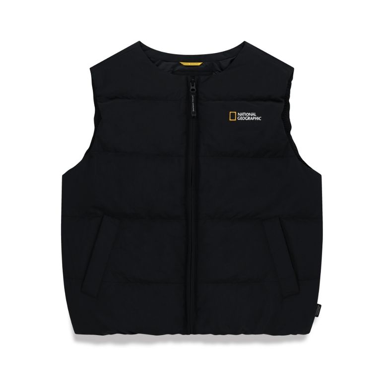 K254UDV910 헤론 경량 구스 다운 베스트 CARBON BLACK