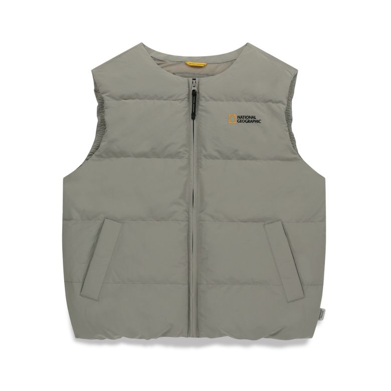 K254UDV910 헤론 경량 구스 다운 베스트 BEIGE