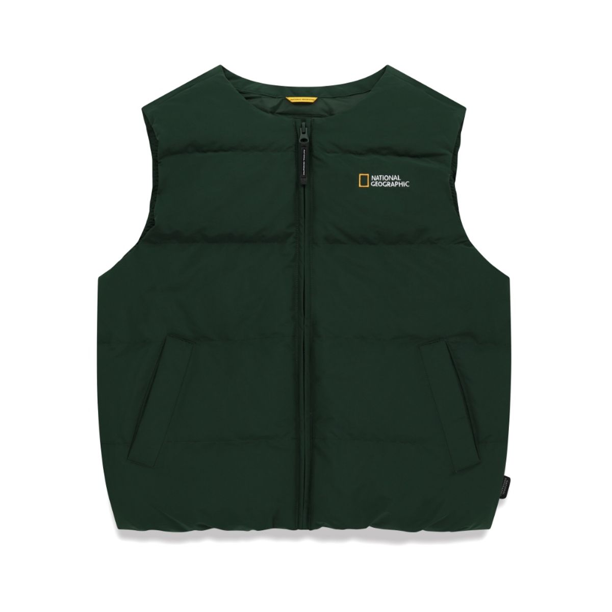 내셔널지오그래픽 키즈(NATIONAL GEOGRAPHIC KIDS) K254UDV910 헤론 경량 구스 다운 베스트 D/GREEN