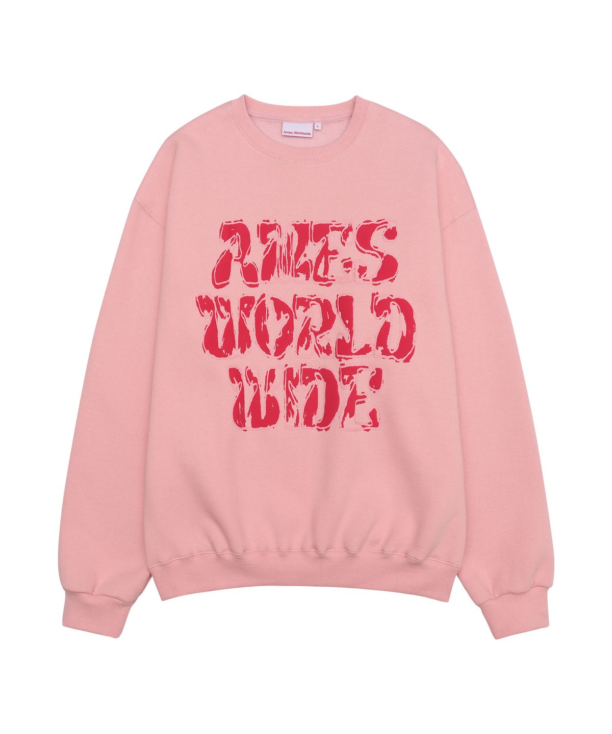 아메스 월드와이드(AMES-WORLDWIDE) BIG TYPO SWEATSHIRT PINK