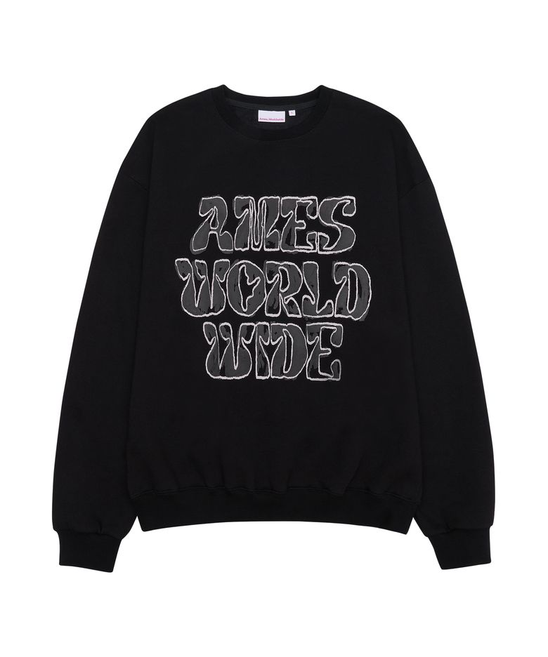 BIG TYPO SWEATSHIRT BLACK